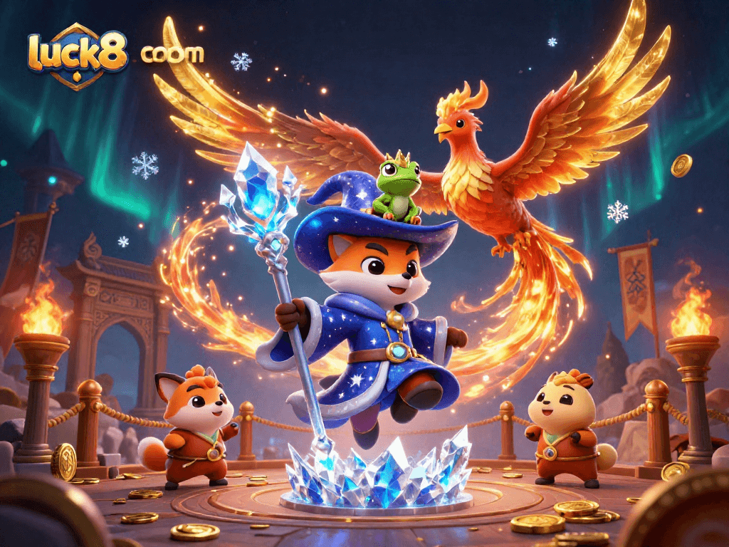 Experience luck8 com's enchanting casino adventure with mystical elements and vibrant characters.