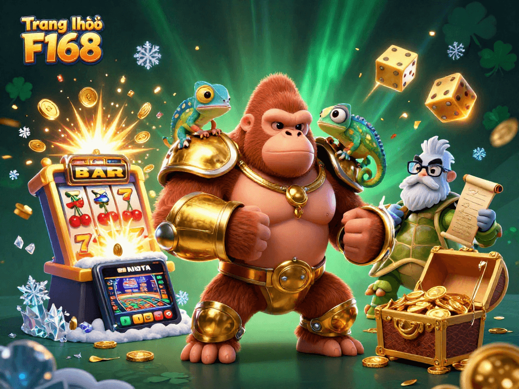Win big at Trang chủ F168 with exciting 3D slots and casino adventures featuring vibrant characters and jackpots.