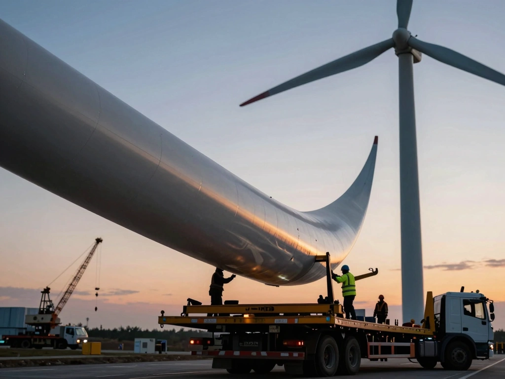 Optimizing Wind Turbine Blade Transportation Logistics for Efficiency - detail